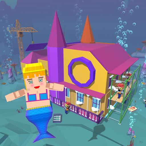 sereia Construir: Princesa casa desenhar Jogos