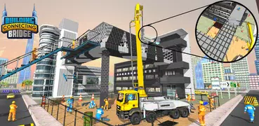 天空 高 房屋 連 橋 施工