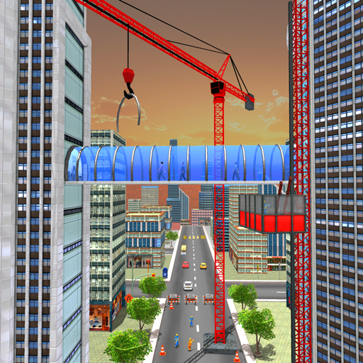 天空 高 房屋 連 橋 施工