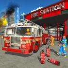 sapeur pompier un camion simulateur icône