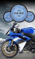 Yamaha R1 Moto Live Wallpapers Affiche