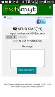 برنامه‌نما Txtmyt Free SMS and Forums عکس از صفحه