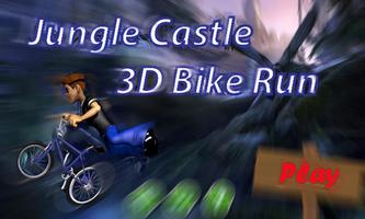 Jungle Castle 3D Bike Run captura de pantalla 1