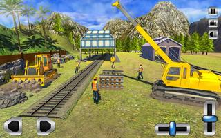 Indian Railroad Building – Construct Train Track poster