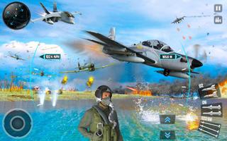 Самолет истребителя 3D - Air Sky Fighter Sim 2017 постер