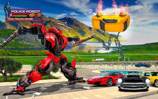 Police Robot Transform Tow Truck Game 2018 poster