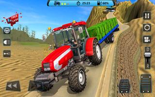 Real Tractor Farming Game - Simulateur de pilote Affiche