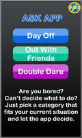ASK APP - Double Dare Party Challenge Affiche