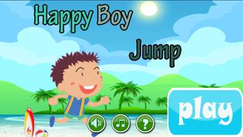 Poster Happy Boy Jump