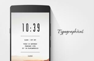 Typographical Zooper Theme โปสเตอร์