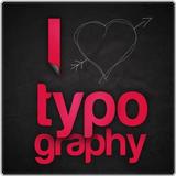 Typografie ontwerp ideeën-icoon