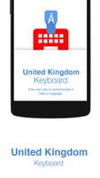United Kingdom Keyboard Plakat