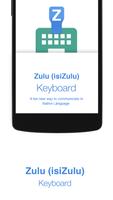 Zulu Keyboard Affiche