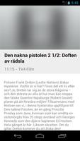 Swedish Television Guide Free capture d'écran 2