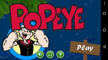 Popeye the sailor Spinach Run Affiche