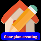 floor plan creating ícone