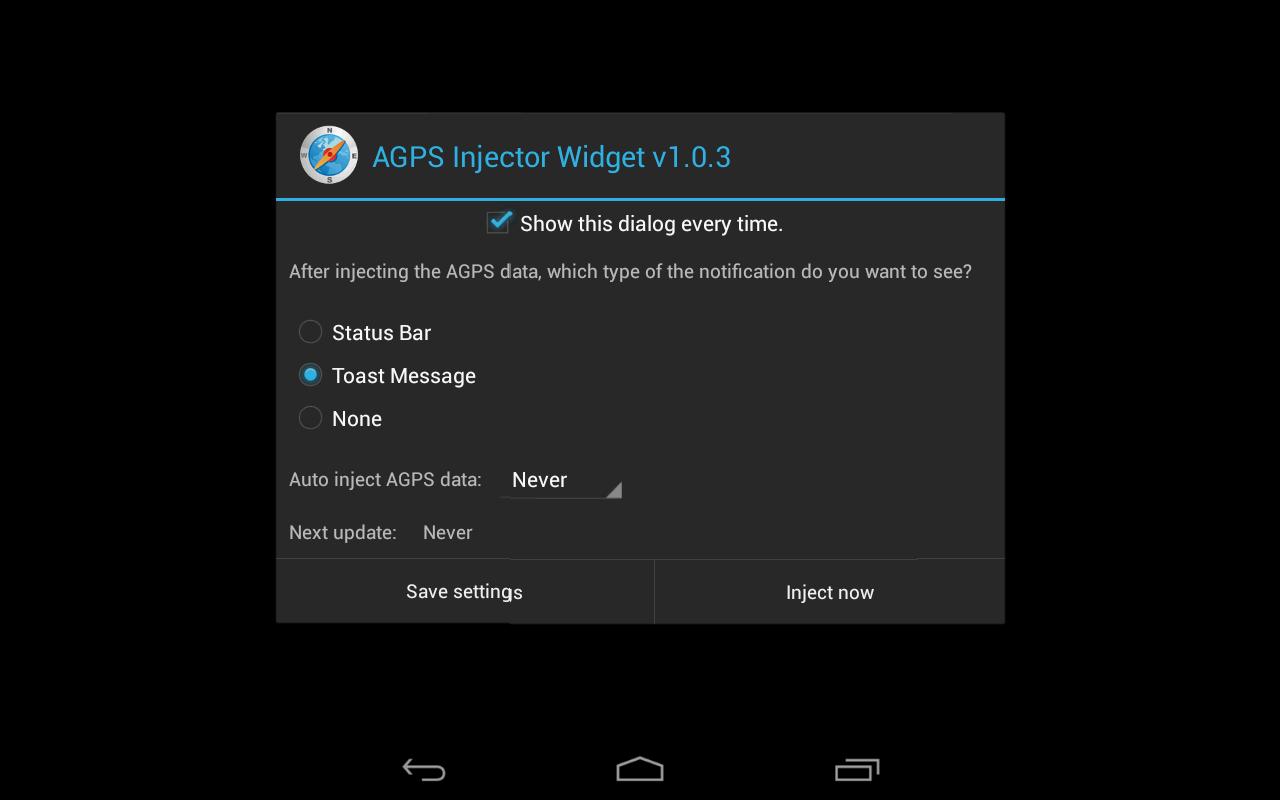 AGPS Injector Widget for Android - APK Download - 