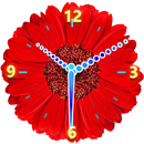Flowers Clock Live wallpaper aplikacja