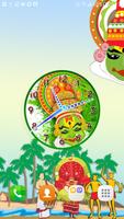 Onam Clock Live Wallpaper โปสเตอร์