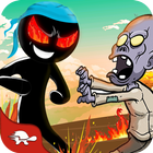 Zombie War Stickman Fighting : FPS Shooting Game icon