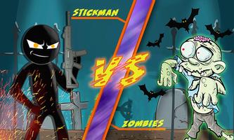 Zombie War Stickman Fighting : FPS Shooting Game poster