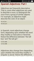 Spanish Grammar basic 截图 3