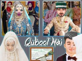 Muslim Hijab Wedding Girl Affiche