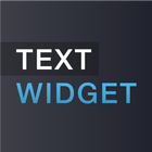 Text widget ikon