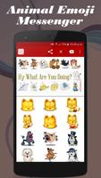 Animals Emoji Art Messenger capture d'écran 1