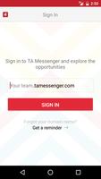 TA Messenger الملصق