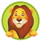 Hungry lion icon