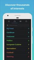 Tackta - The Podcast App for your interests screenshot 1