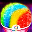 Glowing Rainbow Snow Cone-A DIY Snow Dessert Games