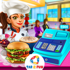 Fun Cafe-Fast Food Serving Restaurant Cooking Game 아이콘