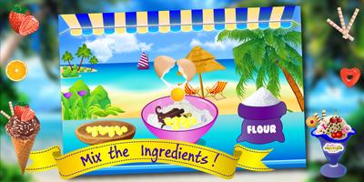 冰淇淋機 - 免費兒童烹飪遊戲 截圖 1