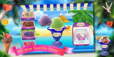 冰淇淋機 - 免費兒童烹飪遊戲 截圖 3