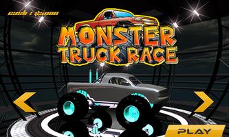 monster truck ras 3d-poster