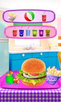 Sky Burger Maker Cooking Games اسکرین شاٹ 3