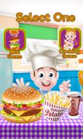 Sky Burger Maker Cooking Games Ekran Görüntüsü 1