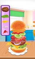 Sky Burger Maker Cooking Games capture d'écran 2