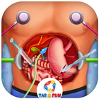Real cirurgia de estômago Hospital Simulator ícone