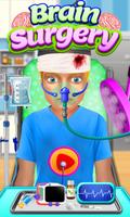 Brain Operation Surgery Simulator: Hospital Game Affiche