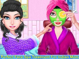 Indian Mom Full Body Spa Game Affiche