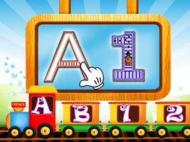 Train ABC Tracing - Alphabets And Numbers Learning capture d'écran 1