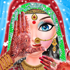 Indian Wedding Girl Makeup And Mehndi ikon