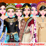 WORLD FASHION Tour Girl Dressup-All Country Dress أيقونة