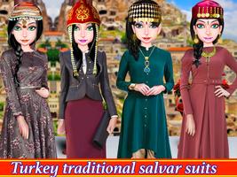 WORLD FASHION Tour Girl Dressup-All Country Dress स्क्रीनशॉट 3