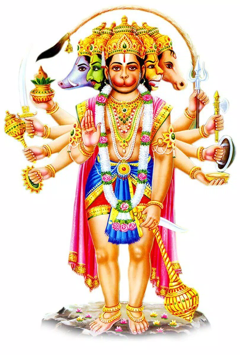 Panchmukhi Hanuman Wallpapers HD APK do pobrania na Androida