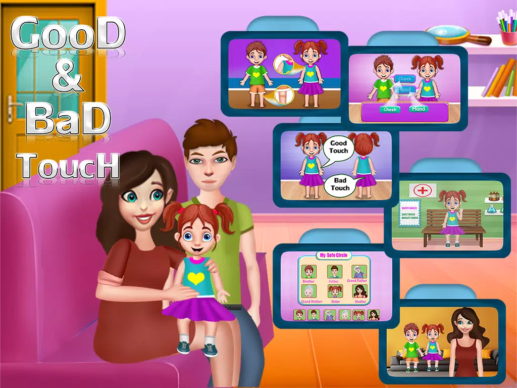 Child Safety Learn Good & Bad Touch With Body Part APK for Android ...