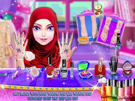 Hijab Fashion Doll Makeover And Hand Art screenshot 3